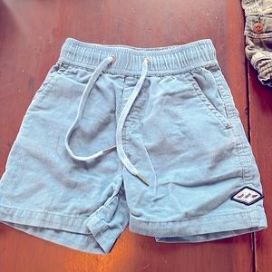 Four pair Quiksilver/surf brand toddler shorts